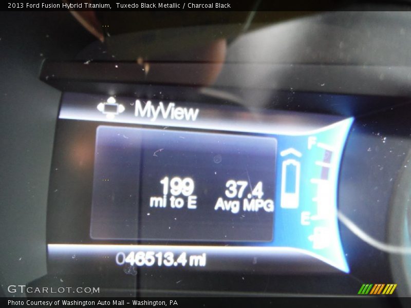 Tuxedo Black Metallic / Charcoal Black 2013 Ford Fusion Hybrid Titanium