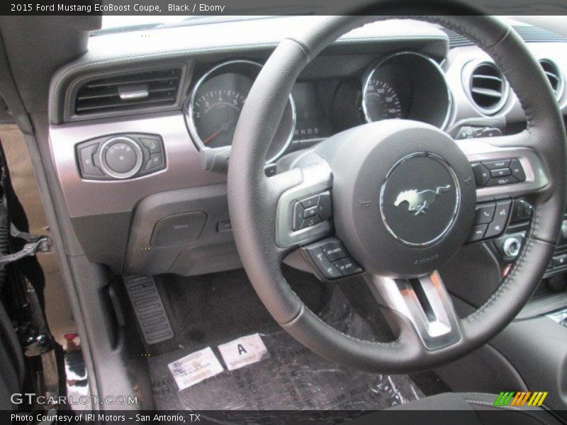 Black / Ebony 2015 Ford Mustang EcoBoost Coupe