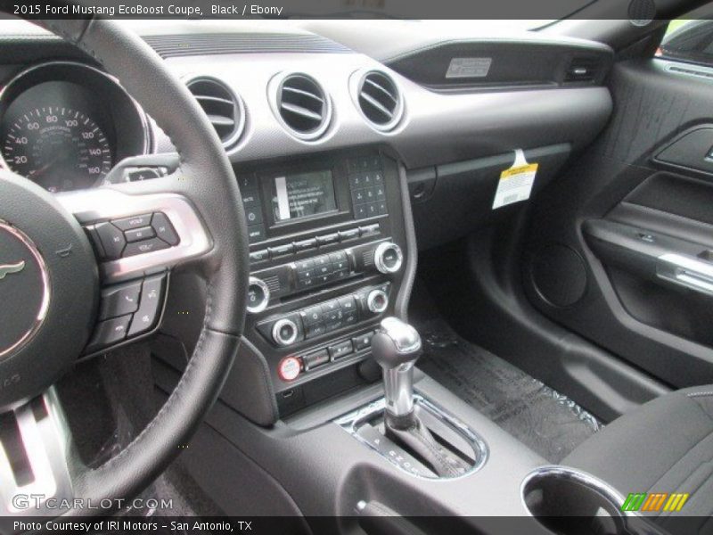 Black / Ebony 2015 Ford Mustang EcoBoost Coupe