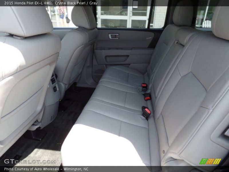 Crystal Black Pearl / Gray 2015 Honda Pilot EX-L 4WD