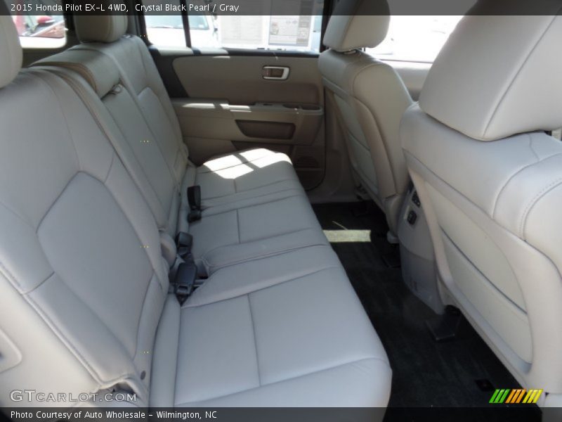Crystal Black Pearl / Gray 2015 Honda Pilot EX-L 4WD