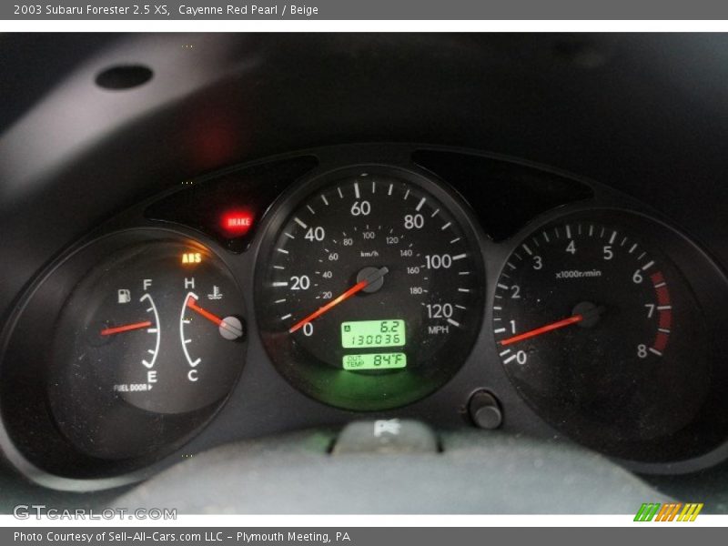 Cayenne Red Pearl / Beige 2003 Subaru Forester 2.5 XS