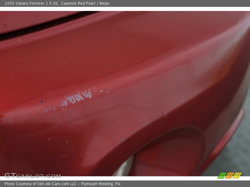Cayenne Red Pearl / Beige 2003 Subaru Forester 2.5 XS