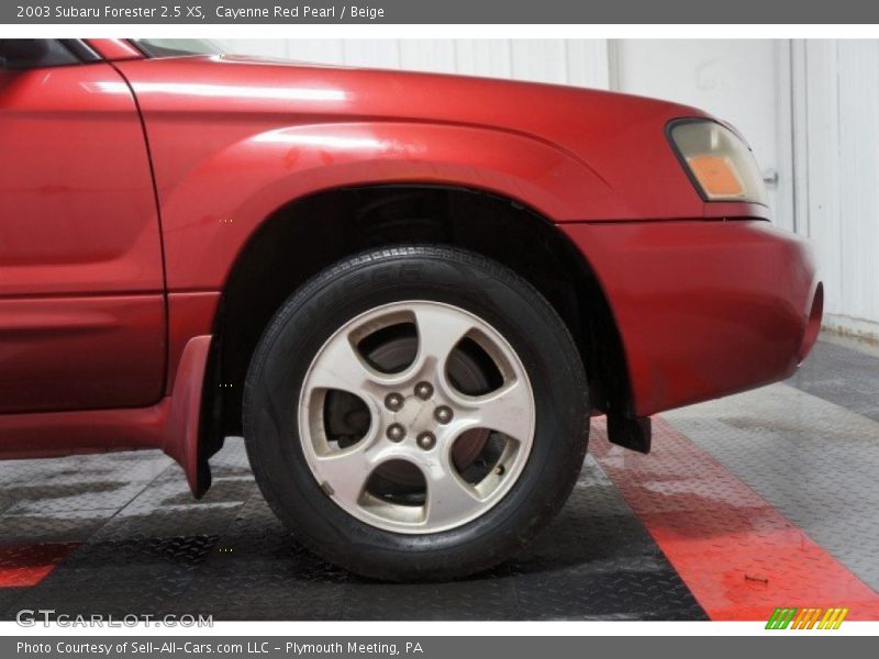 Cayenne Red Pearl / Beige 2003 Subaru Forester 2.5 XS