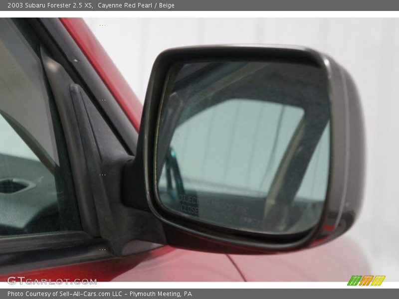 Cayenne Red Pearl / Beige 2003 Subaru Forester 2.5 XS