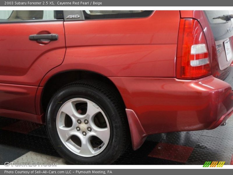 Cayenne Red Pearl / Beige 2003 Subaru Forester 2.5 XS