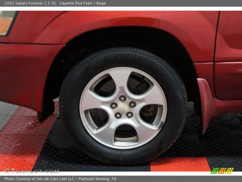 Cayenne Red Pearl / Beige 2003 Subaru Forester 2.5 XS