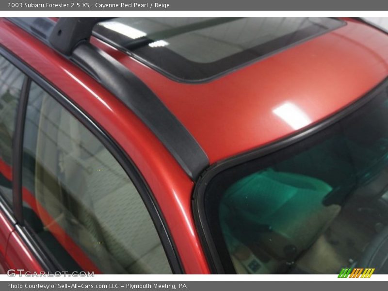 Cayenne Red Pearl / Beige 2003 Subaru Forester 2.5 XS