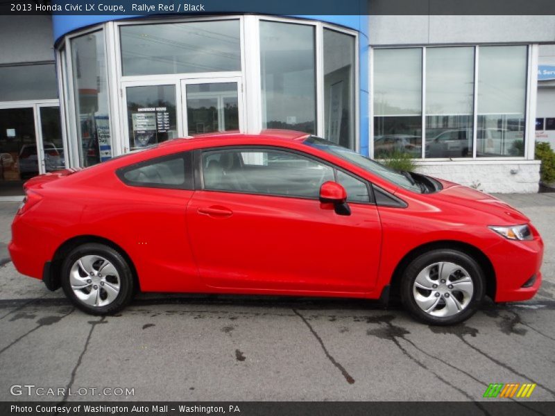 Rallye Red / Black 2013 Honda Civic LX Coupe