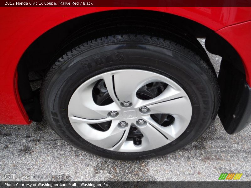 Rallye Red / Black 2013 Honda Civic LX Coupe