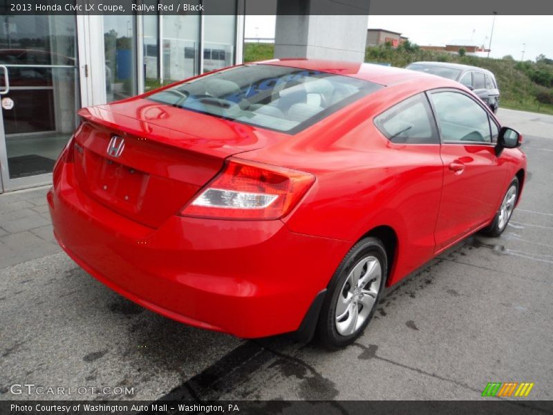 Rallye Red / Black 2013 Honda Civic LX Coupe