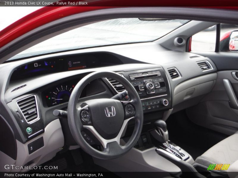 Rallye Red / Black 2013 Honda Civic LX Coupe