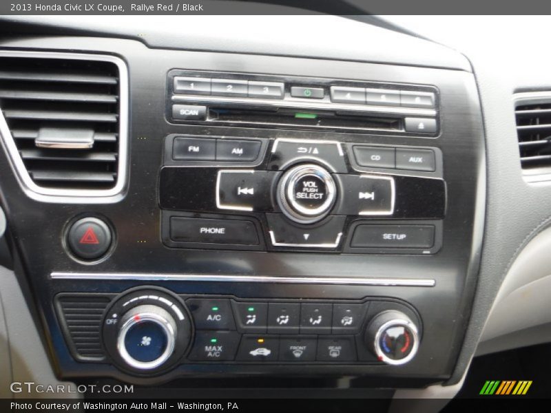 Rallye Red / Black 2013 Honda Civic LX Coupe