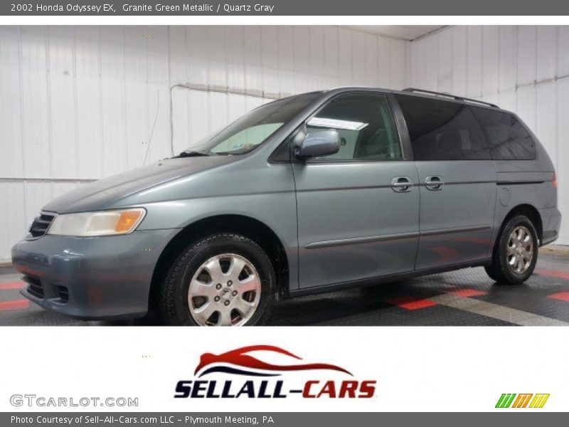 Granite Green Metallic / Quartz Gray 2002 Honda Odyssey EX