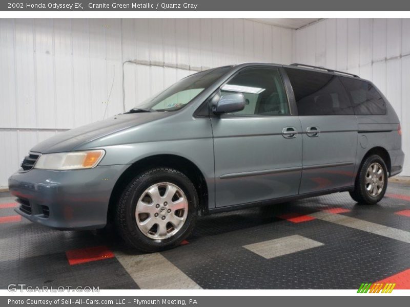 Granite Green Metallic / Quartz Gray 2002 Honda Odyssey EX