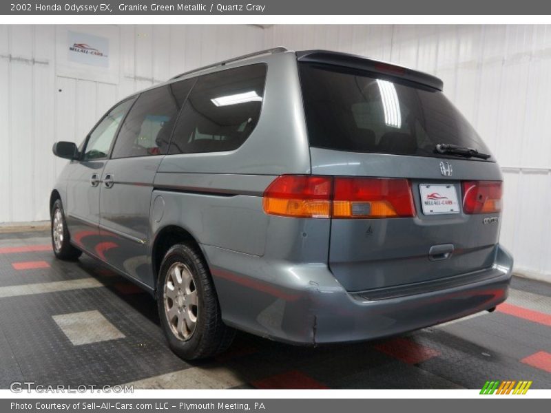 Granite Green Metallic / Quartz Gray 2002 Honda Odyssey EX