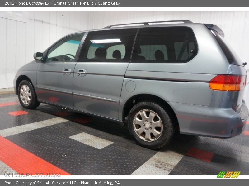 Granite Green Metallic / Quartz Gray 2002 Honda Odyssey EX