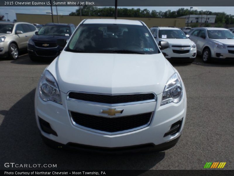 Summit White / Jet Black 2015 Chevrolet Equinox LS