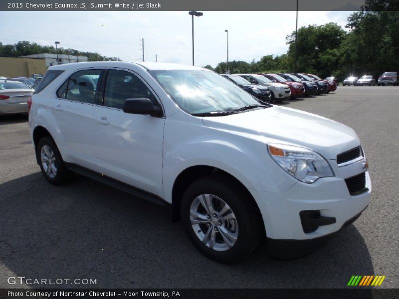 Summit White / Jet Black 2015 Chevrolet Equinox LS