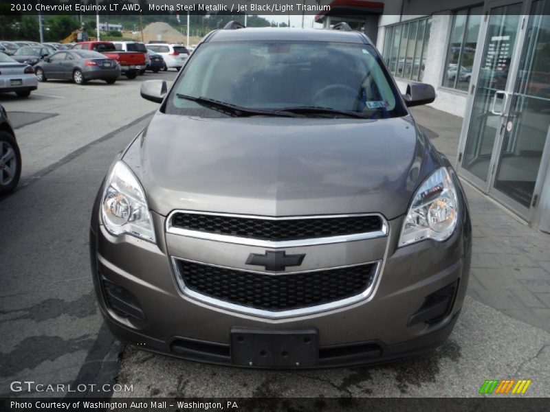 Mocha Steel Metallic / Jet Black/Light Titanium 2010 Chevrolet Equinox LT AWD