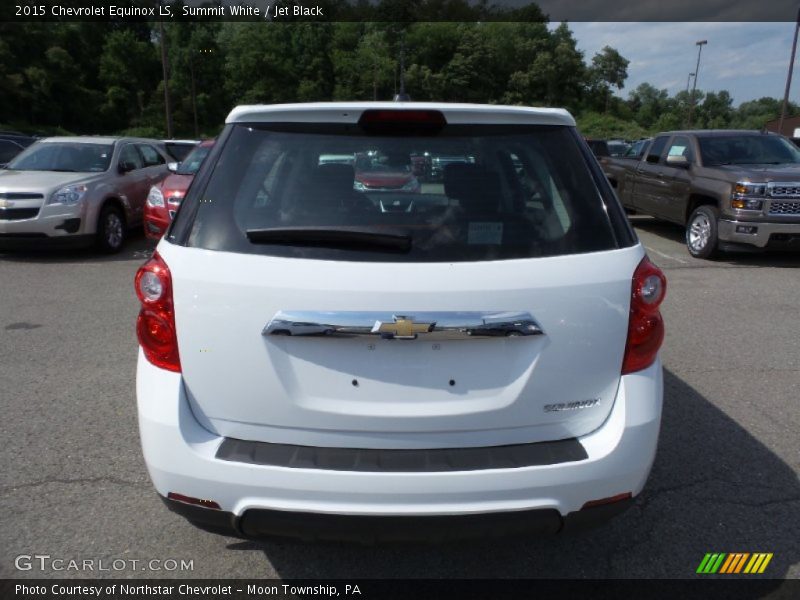 Summit White / Jet Black 2015 Chevrolet Equinox LS