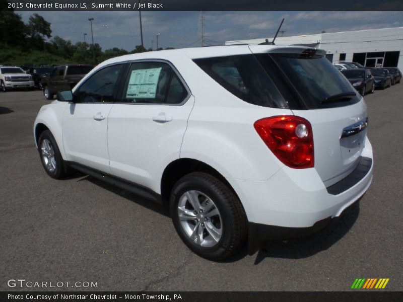 Summit White / Jet Black 2015 Chevrolet Equinox LS