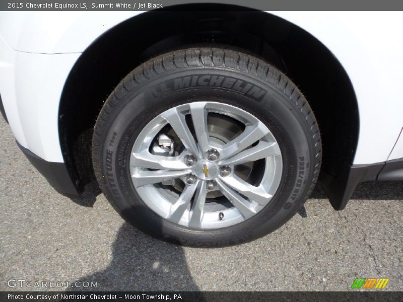 Summit White / Jet Black 2015 Chevrolet Equinox LS