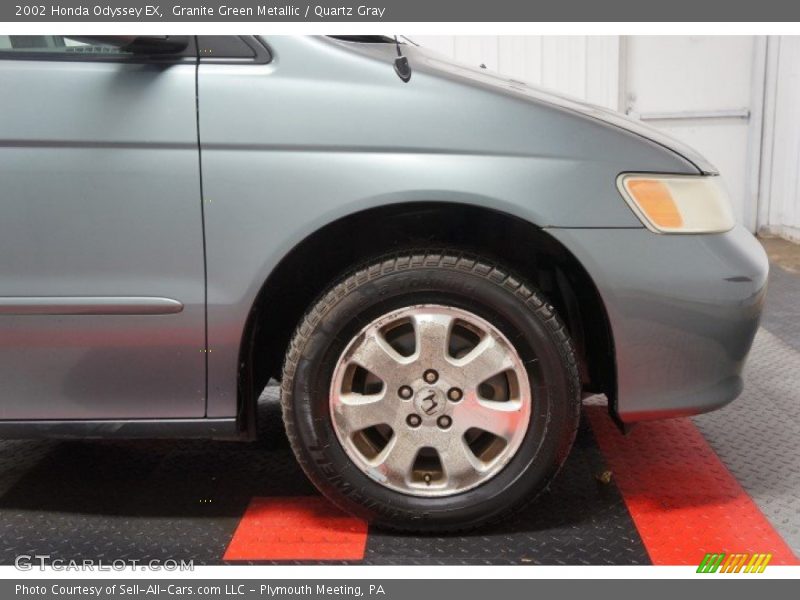 Granite Green Metallic / Quartz Gray 2002 Honda Odyssey EX