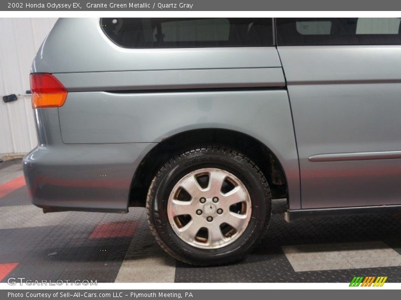 Granite Green Metallic / Quartz Gray 2002 Honda Odyssey EX