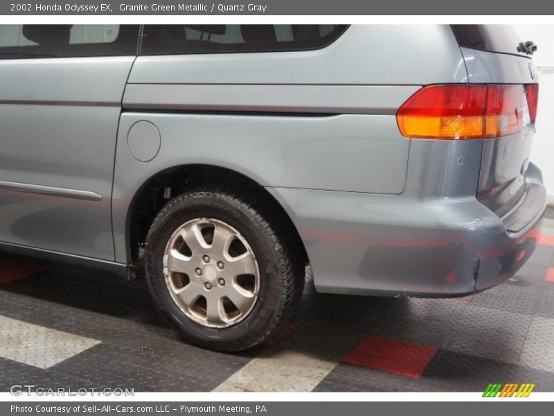 Granite Green Metallic / Quartz Gray 2002 Honda Odyssey EX