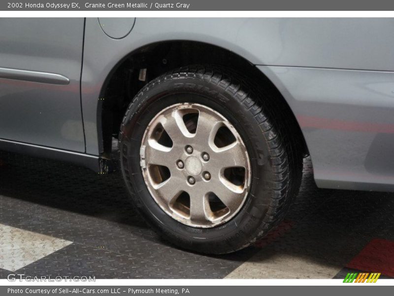 Granite Green Metallic / Quartz Gray 2002 Honda Odyssey EX