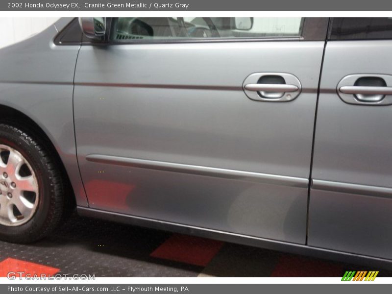 Granite Green Metallic / Quartz Gray 2002 Honda Odyssey EX
