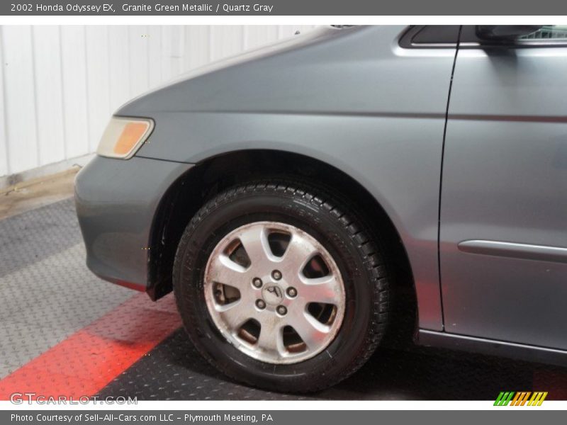 Granite Green Metallic / Quartz Gray 2002 Honda Odyssey EX