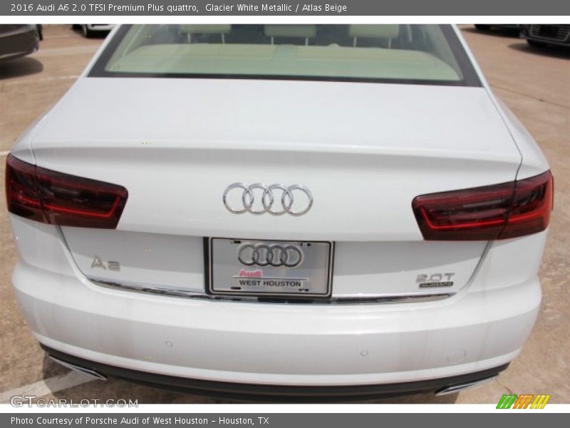 Glacier White Metallic / Atlas Beige 2016 Audi A6 2.0 TFSI Premium Plus quattro