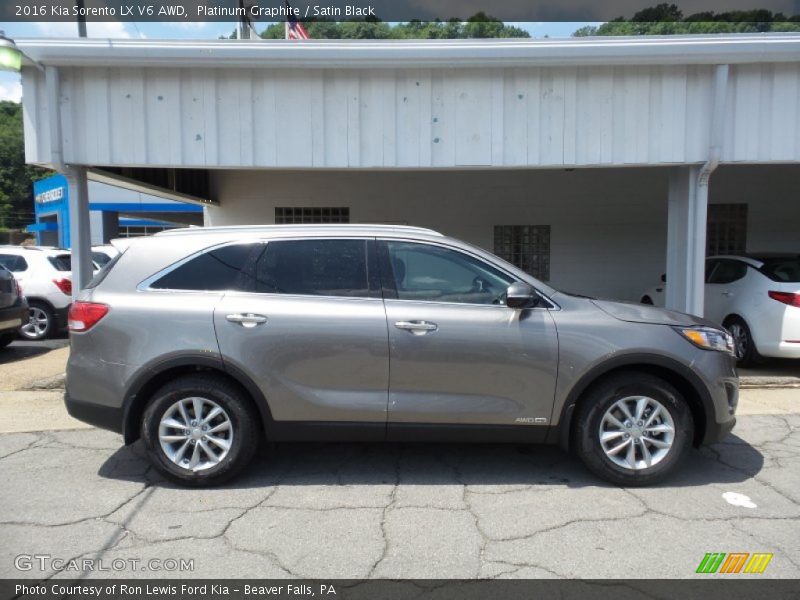 Platinum Graphite / Satin Black 2016 Kia Sorento LX V6 AWD
