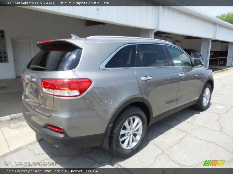 Platinum Graphite / Satin Black 2016 Kia Sorento LX V6 AWD