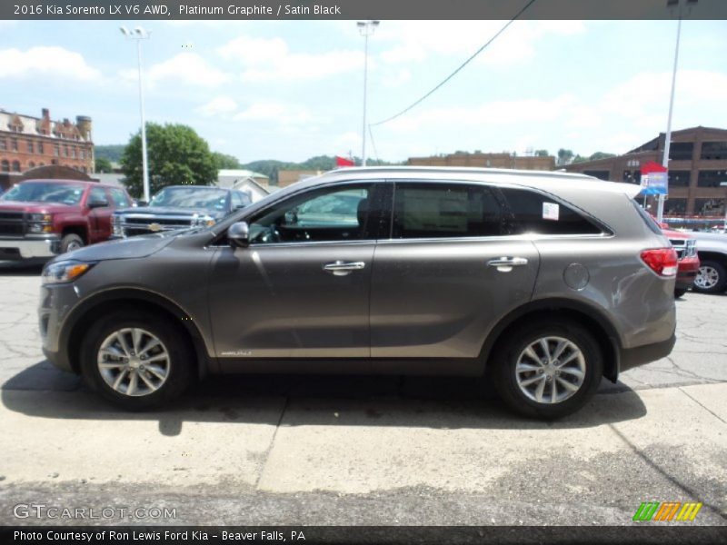 Platinum Graphite / Satin Black 2016 Kia Sorento LX V6 AWD
