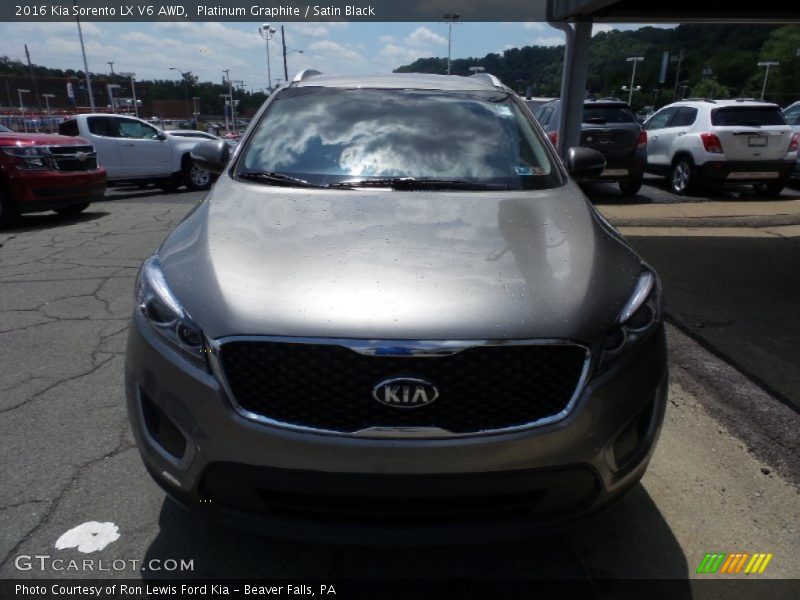 Platinum Graphite / Satin Black 2016 Kia Sorento LX V6 AWD