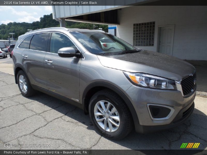 Platinum Graphite / Satin Black 2016 Kia Sorento LX V6 AWD