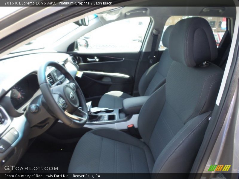 Platinum Graphite / Satin Black 2016 Kia Sorento LX V6 AWD