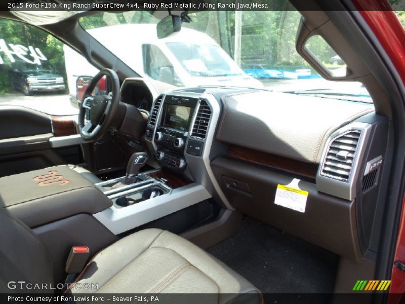 Ruby Red Metallic / King Ranch Java/Mesa 2015 Ford F150 King Ranch SuperCrew 4x4