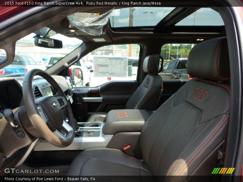 Ruby Red Metallic / King Ranch Java/Mesa 2015 Ford F150 King Ranch SuperCrew 4x4