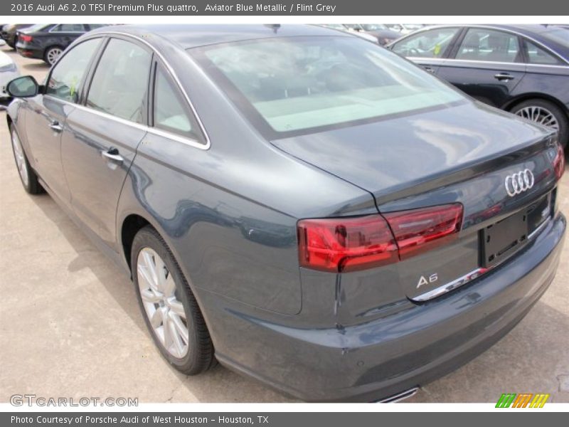 Aviator Blue Metallic / Flint Grey 2016 Audi A6 2.0 TFSI Premium Plus quattro