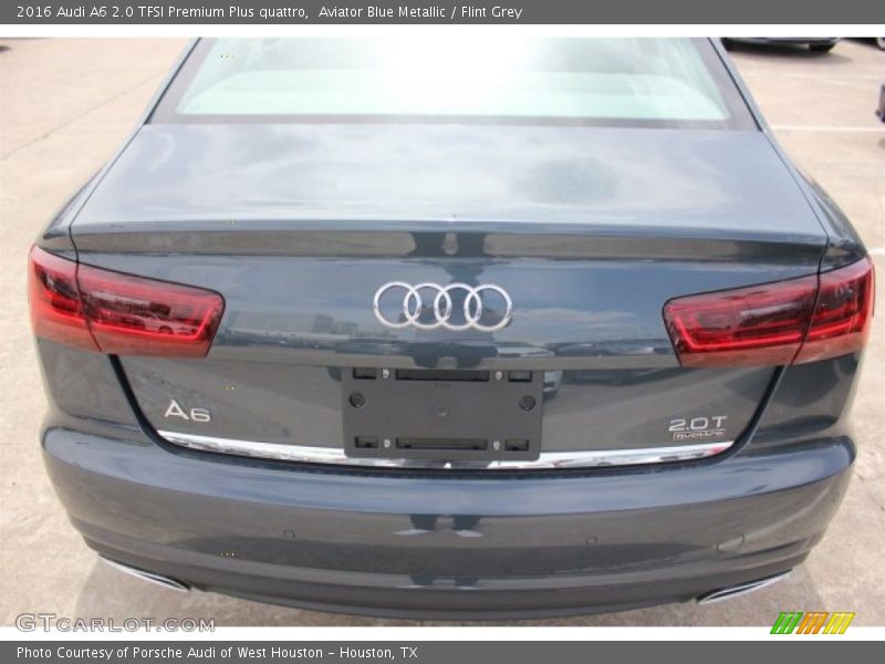 Aviator Blue Metallic / Flint Grey 2016 Audi A6 2.0 TFSI Premium Plus quattro