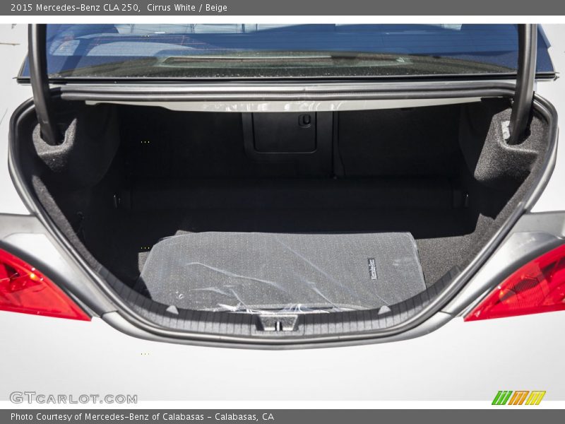 Cirrus White / Beige 2015 Mercedes-Benz CLA 250