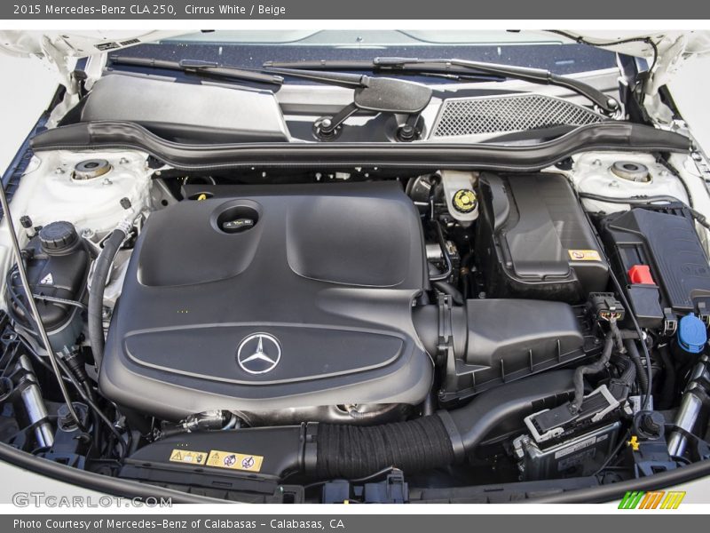 Cirrus White / Beige 2015 Mercedes-Benz CLA 250