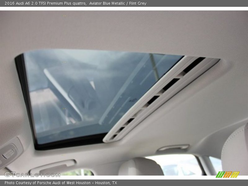 Aviator Blue Metallic / Flint Grey 2016 Audi A6 2.0 TFSI Premium Plus quattro