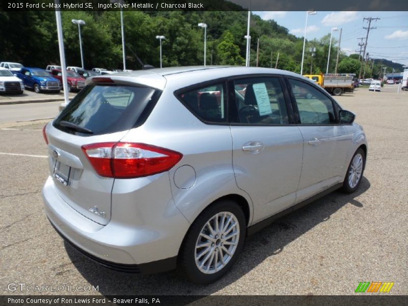 Ingot Silver Metallic / Charcoal Black 2015 Ford C-Max Hybrid SE