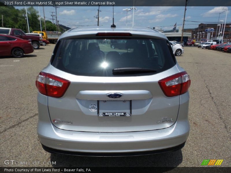 Ingot Silver Metallic / Charcoal Black 2015 Ford C-Max Hybrid SE