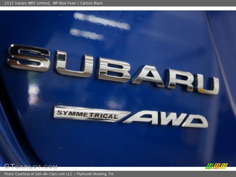 WR Blue Pearl / Carbon Black 2015 Subaru WRX Limited